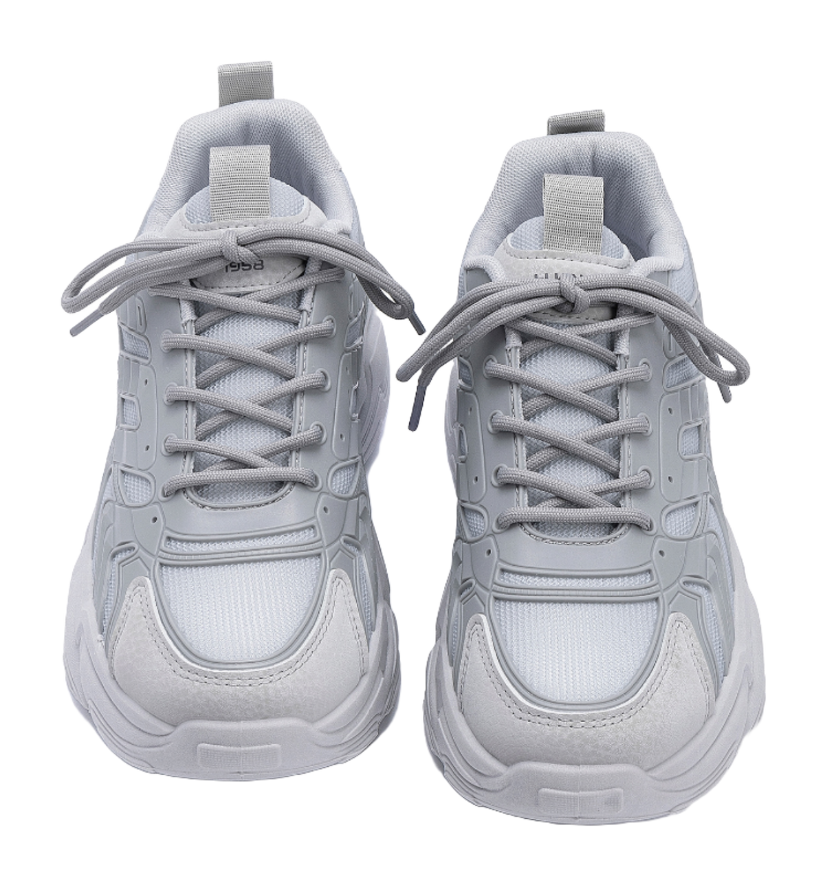 HUANQIU Slip Resistant Coverage, Lightweight, Height Increasing Low top Chunky Sneakers Mens Black  vjsneaker.com