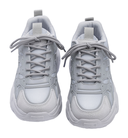 HUANQIU Slip Resistant Coverage, Lightweight, Height Increasing Low top Chunky Sneakers Mens Black  vjsneaker.com