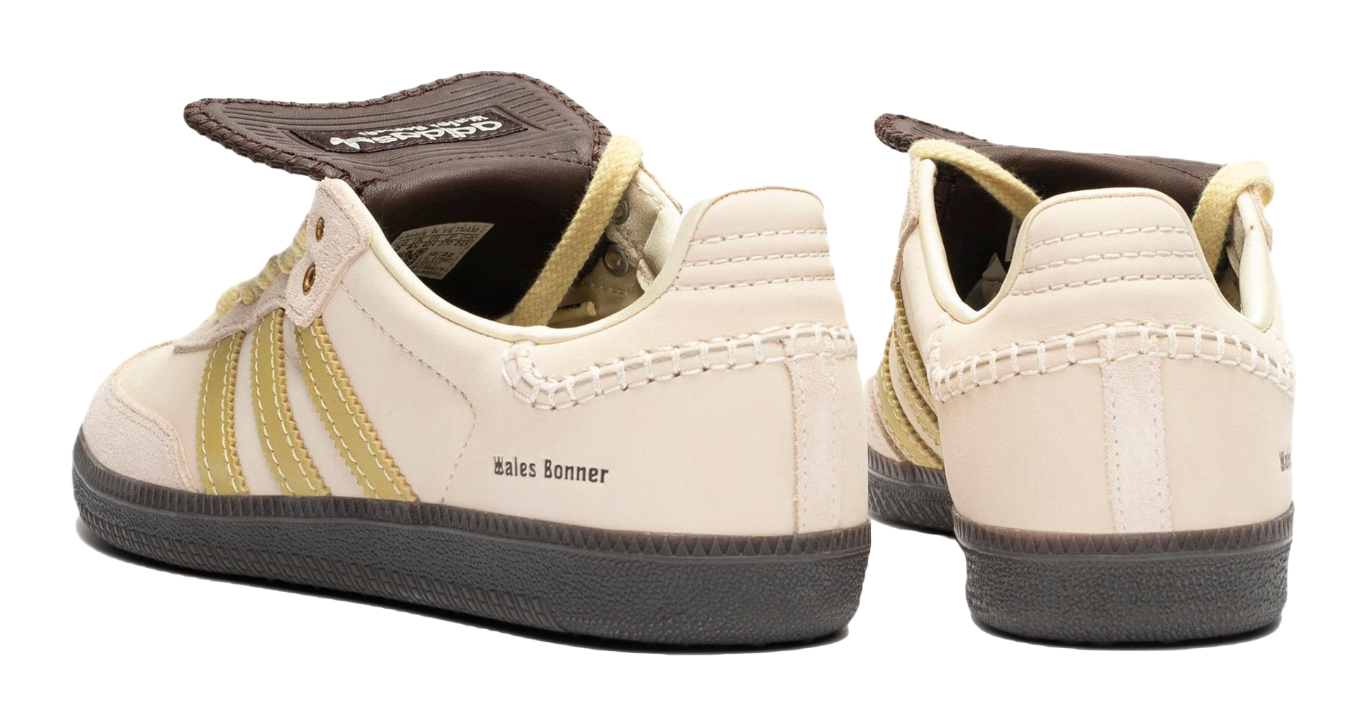 Samba Wales Bonner x Samba Adidas Originals Ecru Tint Yellow  vjsneaker.com