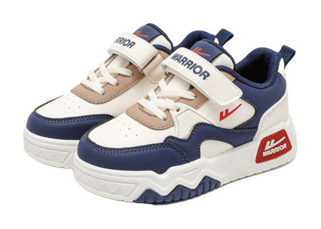 Warrior Boys Athletic Shoes Breathable Lightweight Cushioning Low top Girl Skateboard Shoes Kids  VJSNEAKER