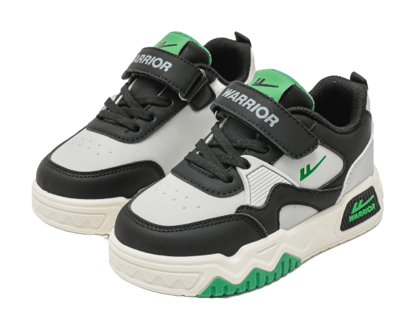 Warrior Boys Athletic Shoes Breathable Lightweight Cushioning Low top Girl Skateboard Shoes Kids  VJSNEAKER