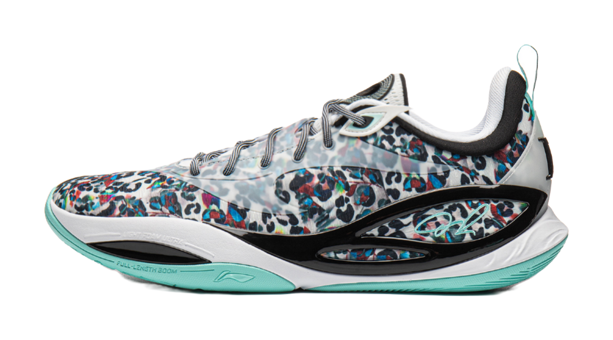 Li Ning DLO2 Low top Basketball Shoes Unisex White Black