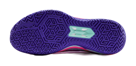 LiNing Liren 6 V2 'Error' Downtime - Basketball Shoes for Men and Women Fluorescent Rose Purple Red