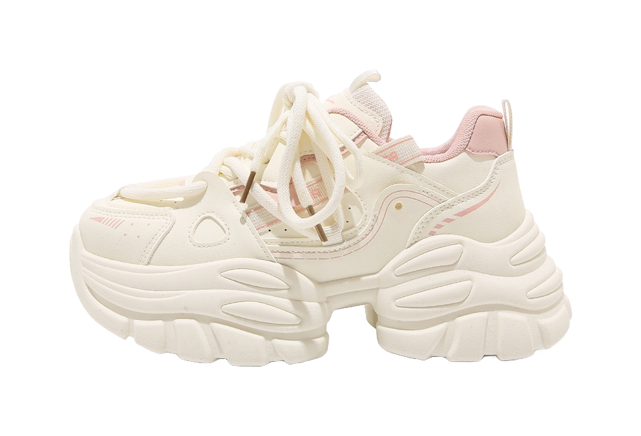 Warrior Abrasion Resistant Height Increasing Low top Chunky Sneakers Women's 