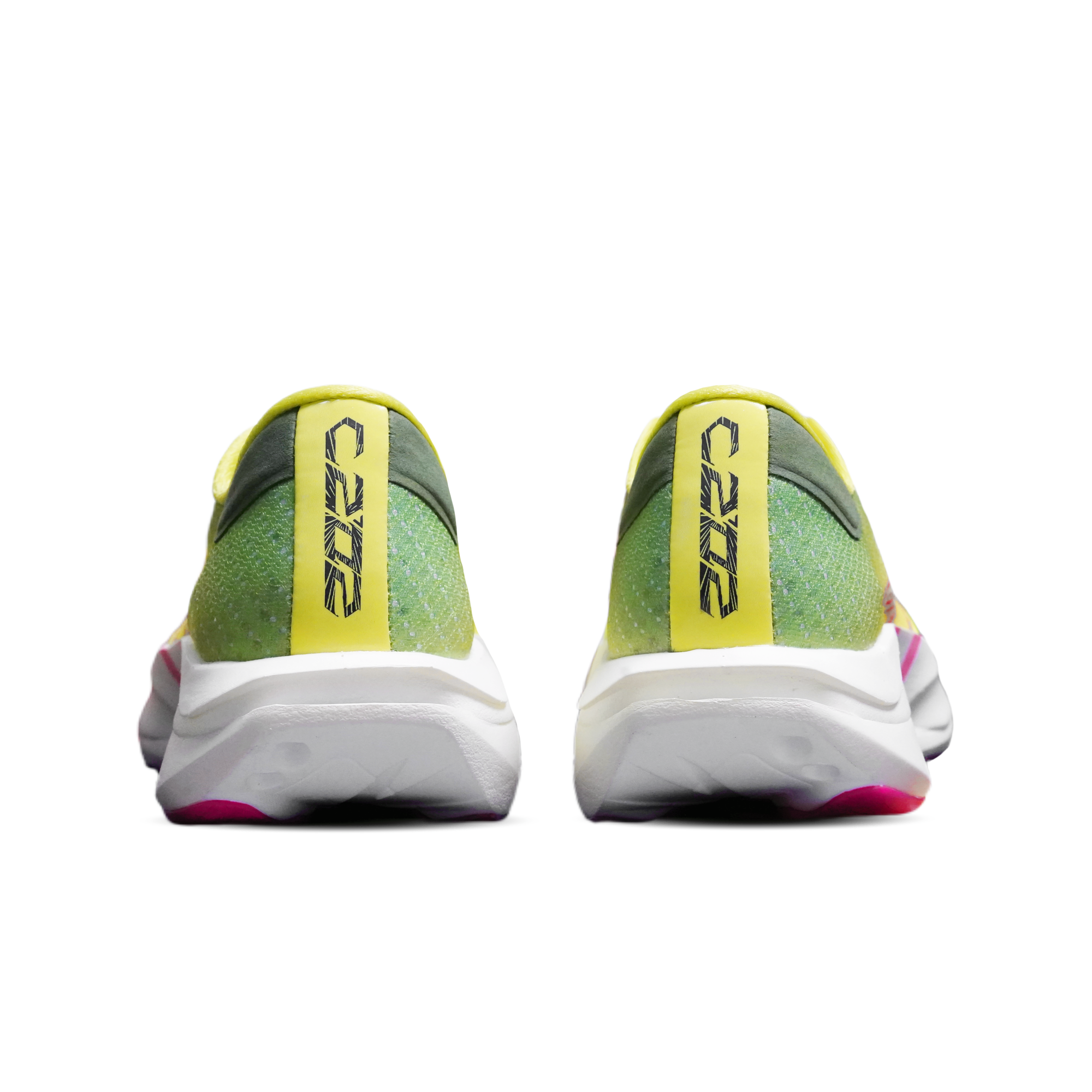Anta C202 7.0 Low top Racing Running Shoes Mens Green Yellow Red  vjsneaker.com