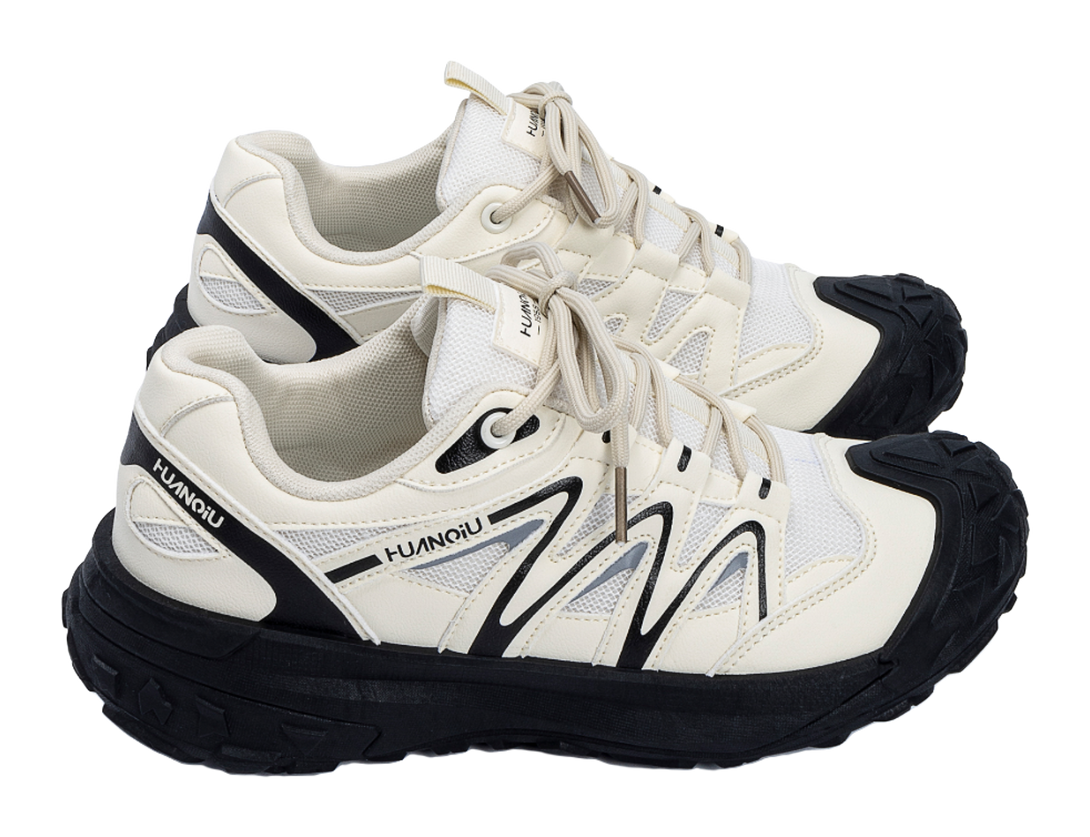 HUANQIU Abrasion Resistant, Breathable, Lightweight Low Top Chunky Sneakers Men's 