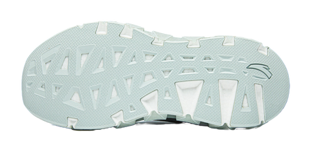 Anta low-top running shoes outsole, light gray rubber with deep molded traction pattern