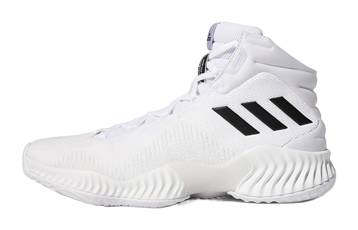 adidas Pro Bounce 2018 White Black  vjsneaker.com