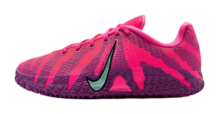 Nike Ja Morant 3 Slip Resistant Abrasion Resistant Low top Childrens Basketball Shoes Super Pink/Purple/Black Unisex  vjsneaker.com