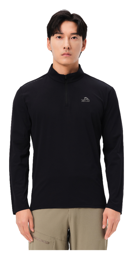 Boxi and PELLIOT Classic 2.0 Outdoor Fast Drying Stand up Collar Windproof Light Elastic Toray Technology TORAY NATURE Antibacterial Fabric Slimming Sports Hiking Mountaineering Running Breathable Bottom Coat Comfortable and Versatile Long Sleeve Hoo  vjsneaker.com