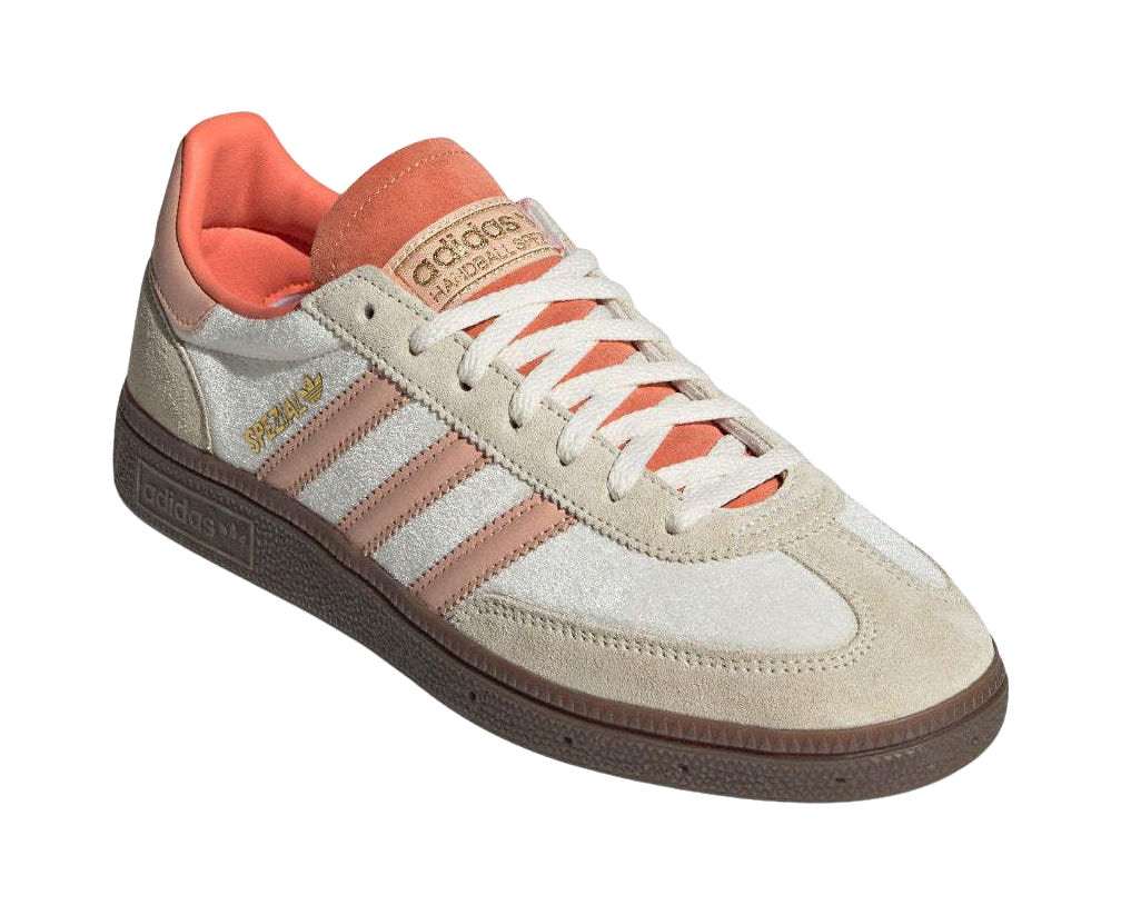 Adidas Wmns Handball Spezial Cream White Coral Womens  vjsneaker.com