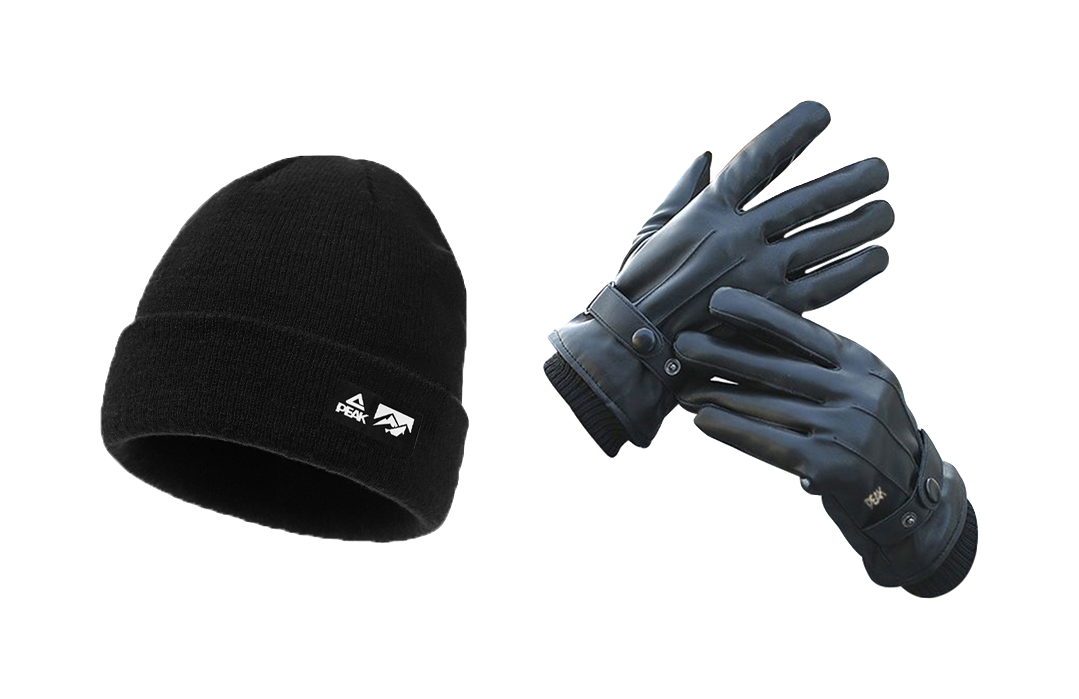 Pick RIGHT series autumn and winter, with thickened velvet lining, warm and windproof locking, suitable for cycling sports without tying the head. Polyester (polyester fiber) wool cap for both men and women, suitable for couples  VJSNEAKER