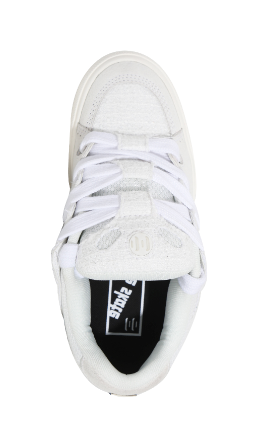 Ollieskate Skateboard Shoes Unisex White 