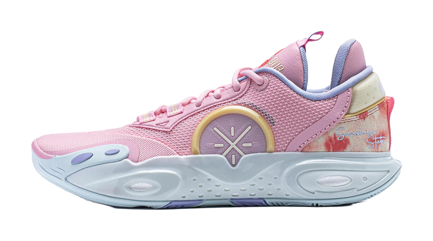 LiNing All City 12 Slip Resistant, Abrasion Resistant, Support, Lightweight, Rebound Basketball Shoes Mens Pink  VJSNEAKER