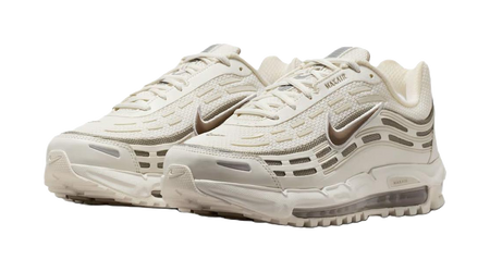Nike AIR MAX TL 2.5 Breathable Support Casual Shoes Mens Beige White Brown  vjsneaker.com