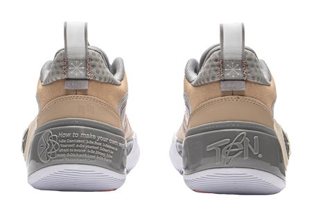 LiNing WOW 10 Way Of Wade 10 Slip Resistant Abrasion Resistant Low top Basketball Shoes Mens Sandy Umber  VJSNEAKER