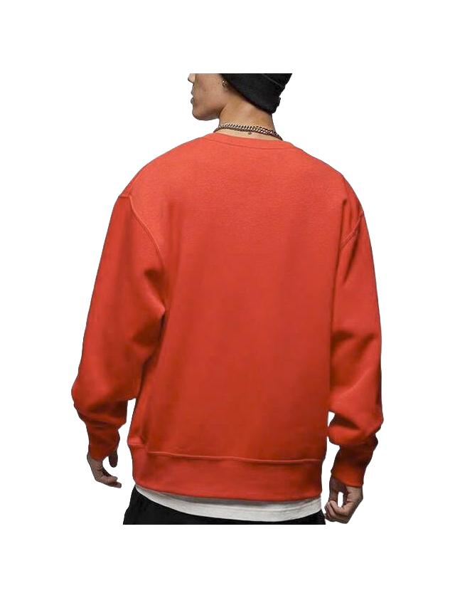 Jordan Sweatshirts Mens Red Crew Neck Moderate Regular  vjsneaker.com