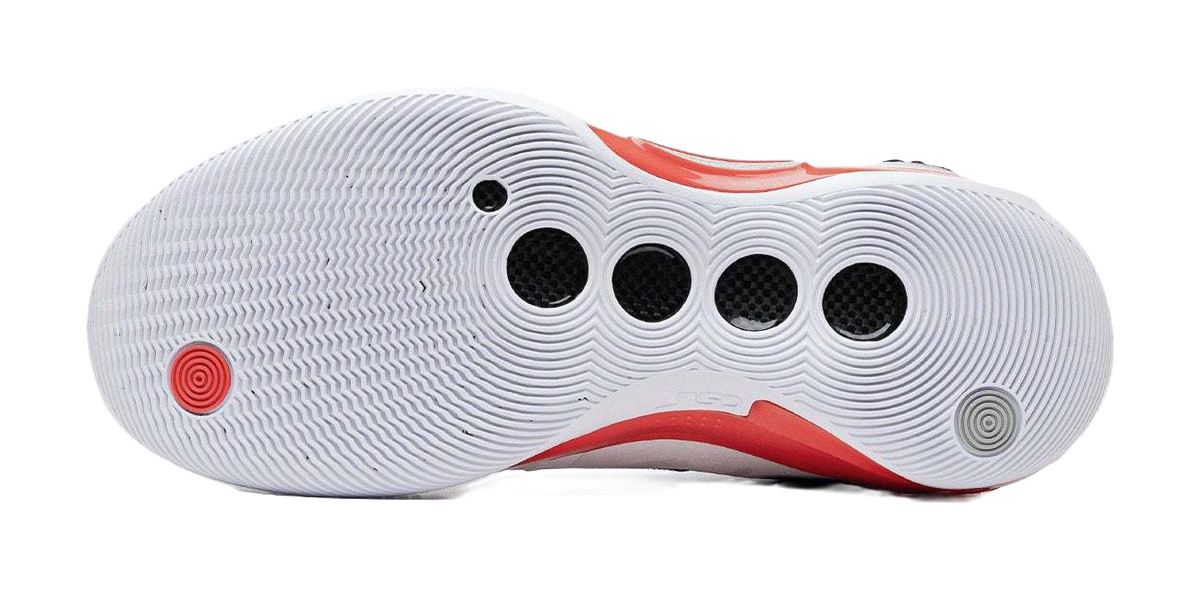 Li Ning Way Of Wade 10 Low Cushioning, Wear Resistant Low top Basketball Shoes Mens White Red  vjsneaker.com