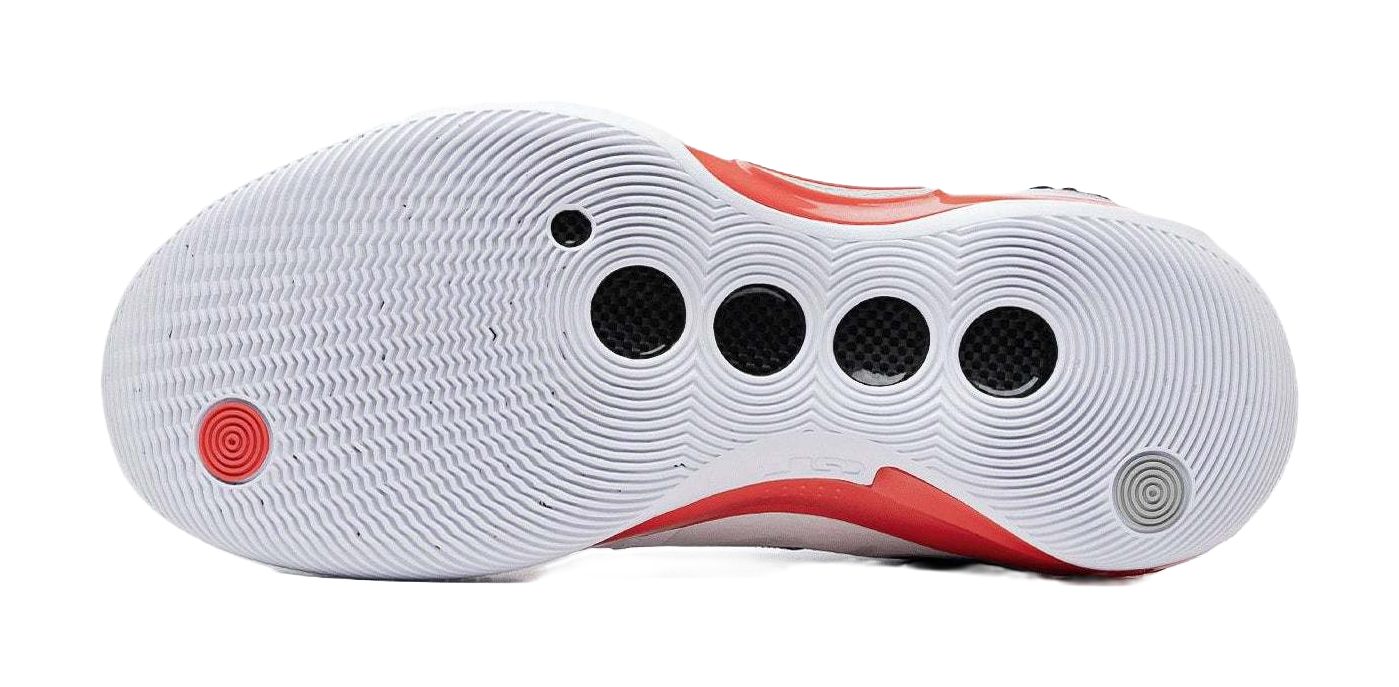 Li Ning Way Of Wade 10 Low Cushioning, Wear Resistant Low top Basketball Shoes Mens White Red  vjsneaker.com