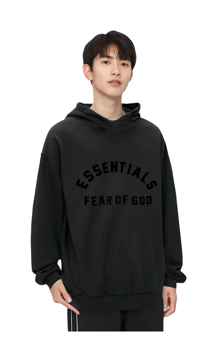 Fear Of God Essentials Nylon Fleece Hoodie  vjsneaker.com