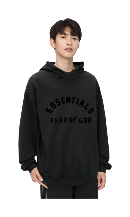 Fear Of God Essentials Nylon Fleece Hoodie  vjsneaker.com