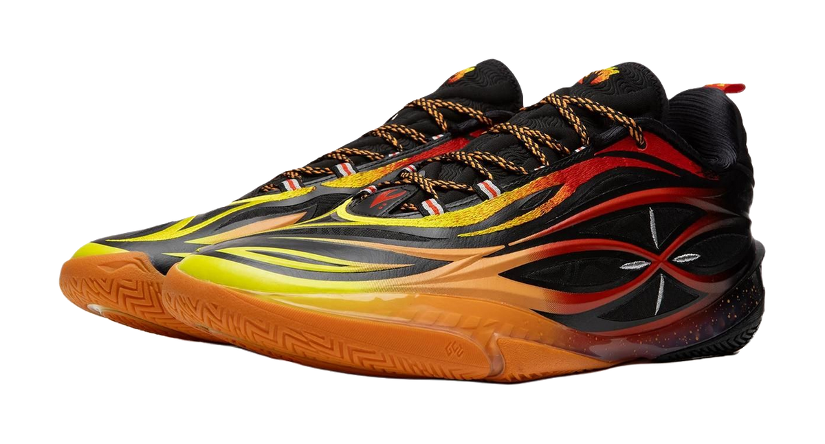 Li-Ning Wade 808 5 Ultra V2 "Hot Wind" ABAV045-9 - Basketball Shoe Unisex Black Red Orange Yellow