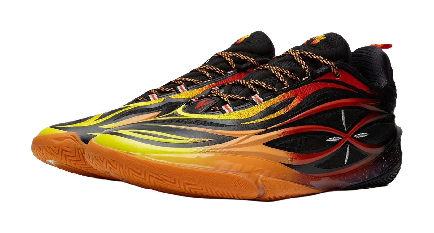 Li-Ning Wade 808 5 Ultra V2 "Hot Wind" ABAV045-9 - Basketball Shoe Unisex Black Red Orange Yellow