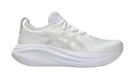 ASICS Gel Nimbus 27 White Glacier Grey  vjsneaker.com