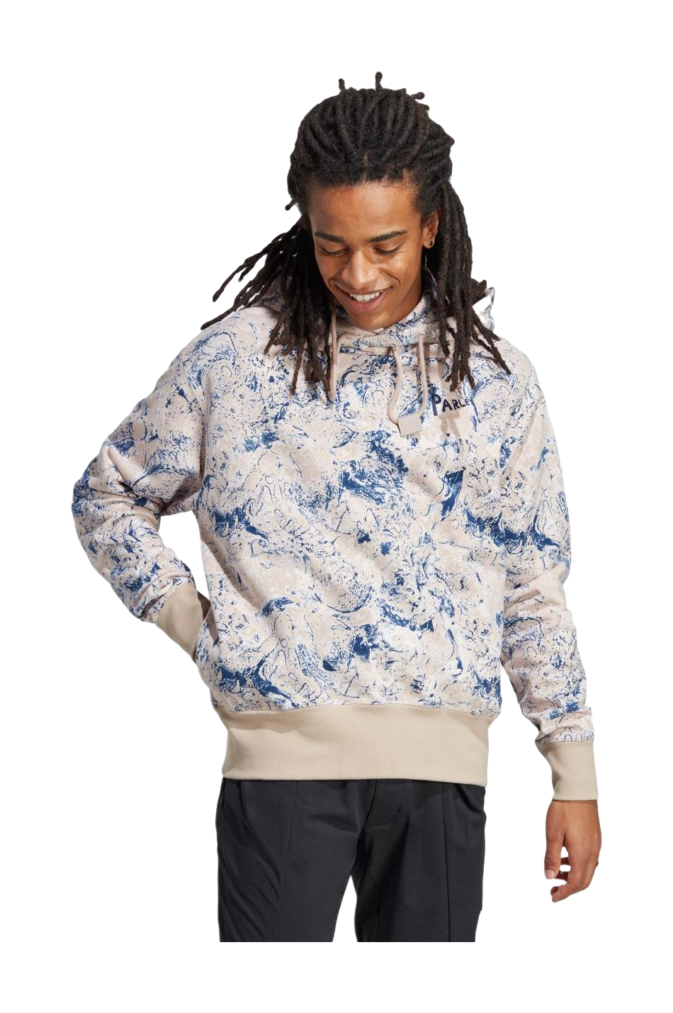 Adidas Sweatshirts Unisex Silver Hooded Moderate Others  vjsneaker.com