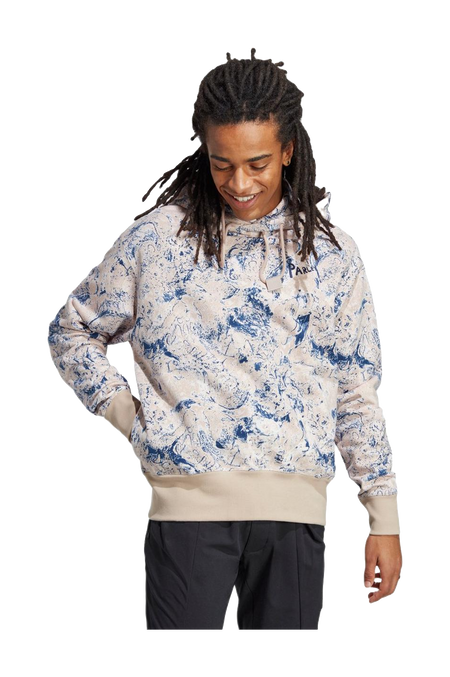 Adidas Sweatshirts Unisex Silver Hooded Moderate Others  vjsneaker.com