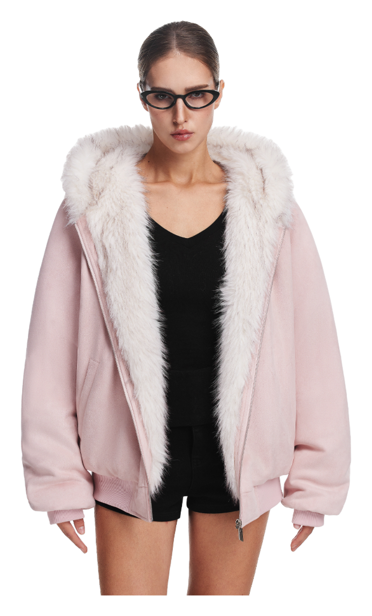 FDR Puffer Jackets Unisex Fur Collar Moderate  vjsneaker.com