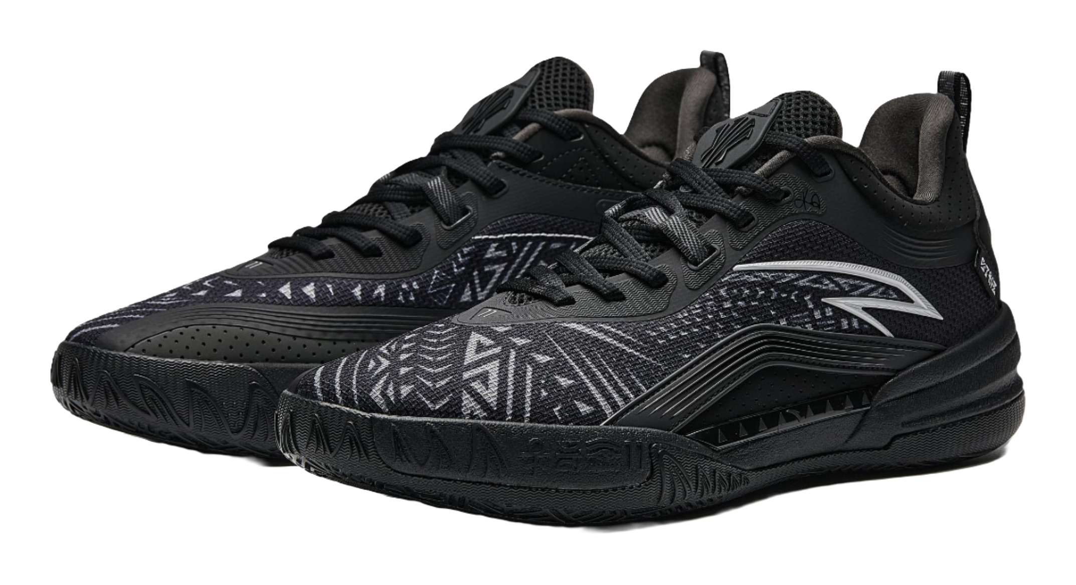 Anta KAI 1 TEAM "Black Warrior" 112541603R-6 - Kyrie Irving Basketball Shoe Unisex Black Gray