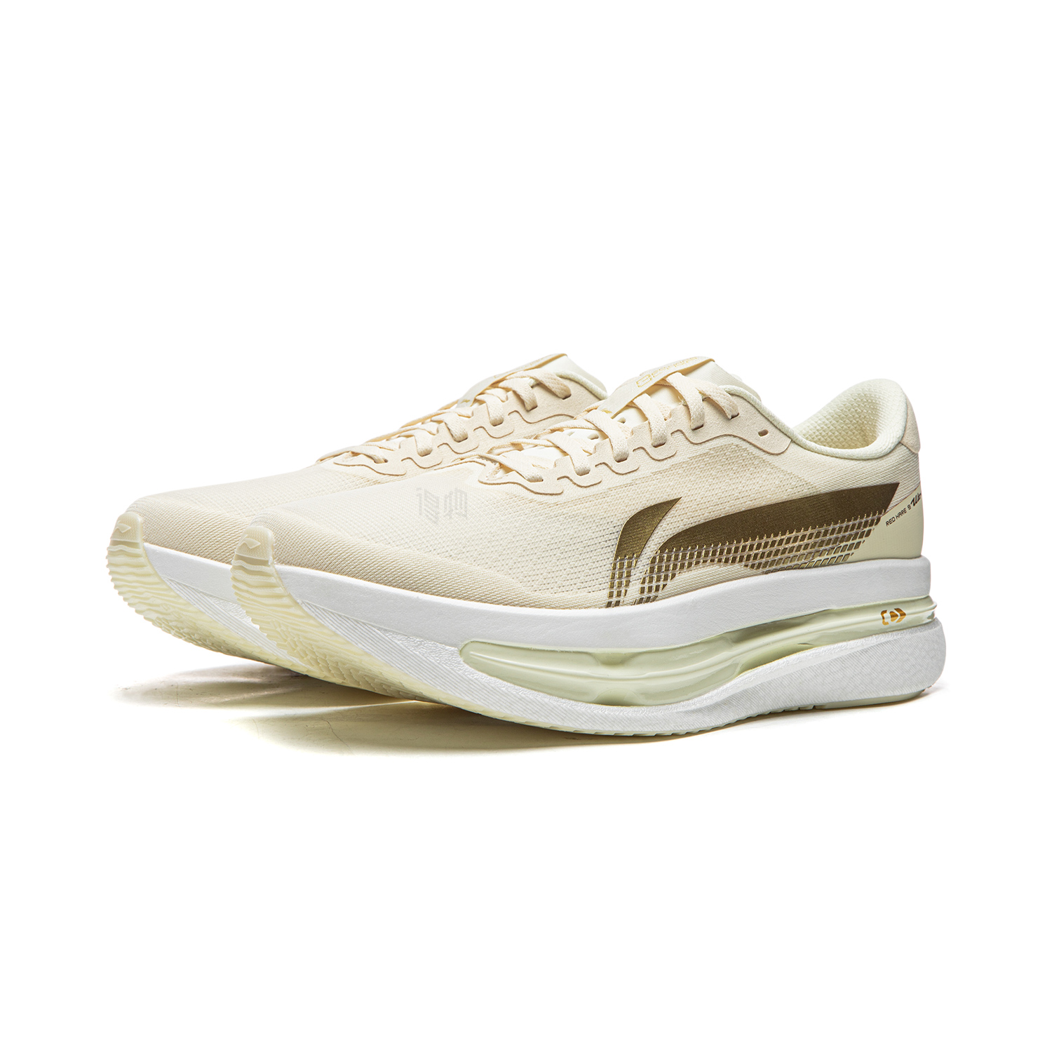 Li-Ning Red Hare 9 ULTRA Gold Lable "White Gold" ARPW007-31 - Running Shoes for Men Rice White
