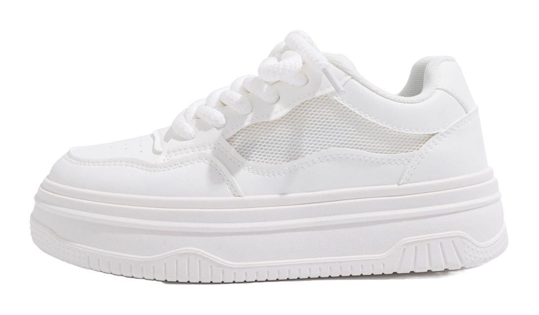 HUANQIU Coverage Lightweight Breathable Height Increasing Low top Skateboard Shoes Women's 