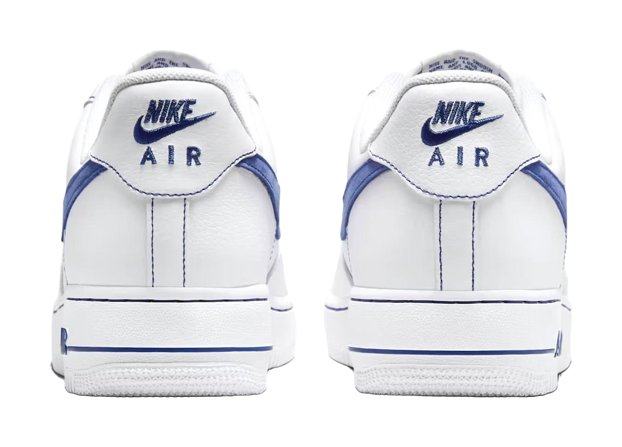 Nike Air Force 1 Low 07 LV8 White Deep Royal Blue  vjsneaker.com