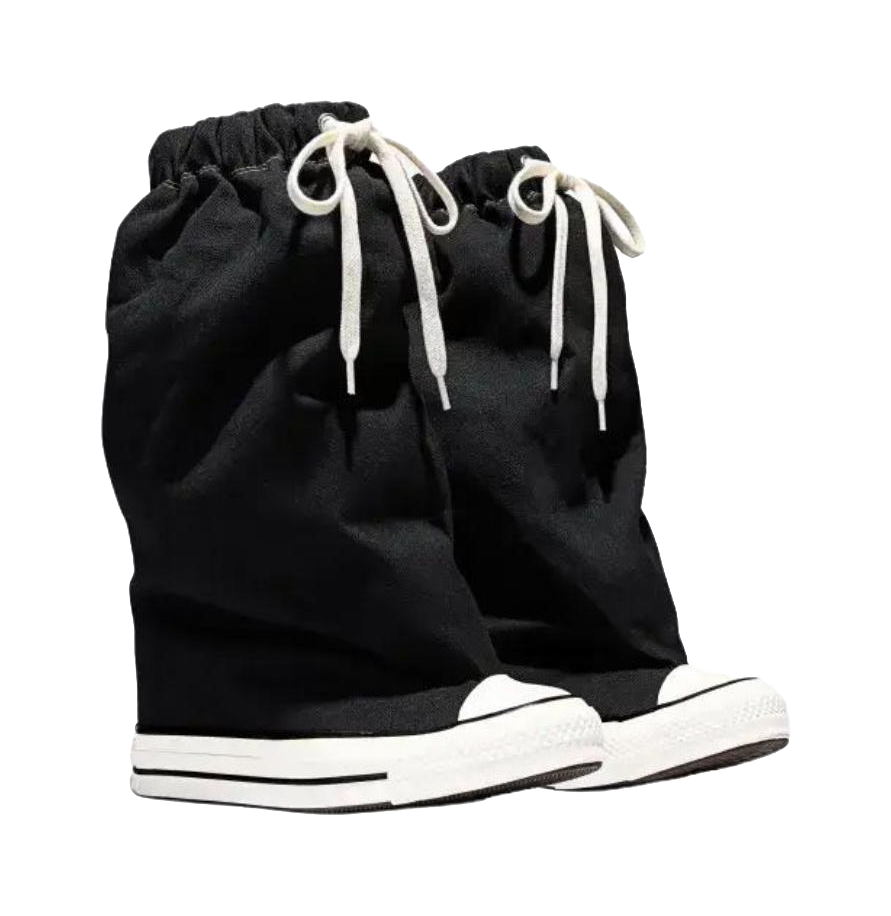 Chuck Taylor All Star Vaquera x Chuck Taylor All Star Wmns Converse XHi Slouch Wedge Black Womens  vjsneaker.com