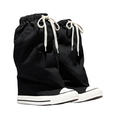 Chuck Taylor All Star Vaquera x Chuck Taylor All Star Wmns Converse XHi Slouch Wedge Black Womens  vjsneaker.com