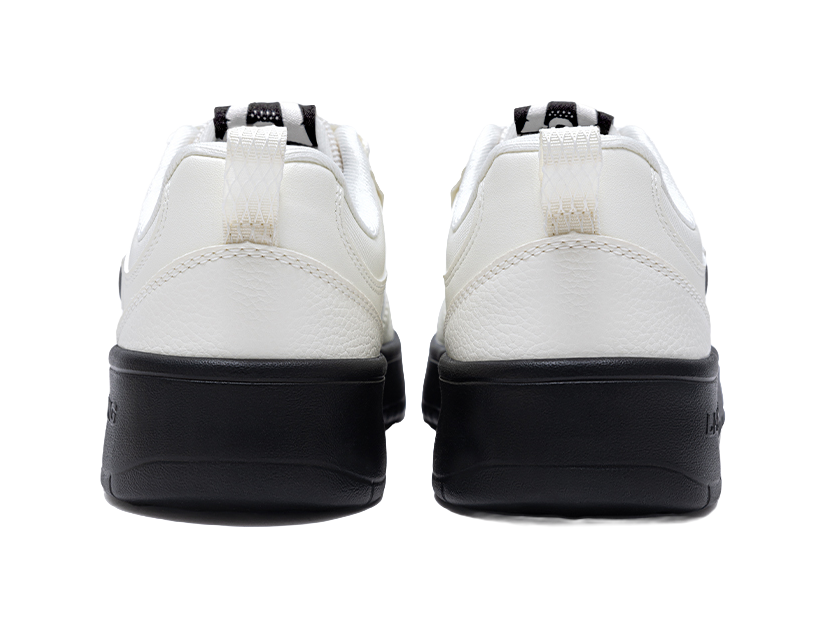 LiNing Lightweight Breathable Slip-Resistant Low-Top Skateboard Shoes Women's Ivory Black 