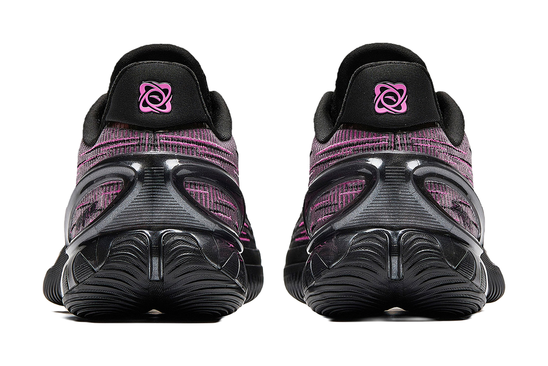 Anta Zap 3 Low Top Basketball Shoes Mens Black Pink  VJSNEAKER