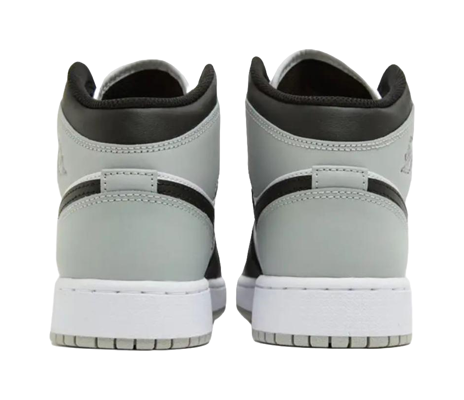 Jordan Air Jordan 1 Abrasion Resistant Mid top Childrens Basketball Shoes Black White Teenagers  VJSNEAKER