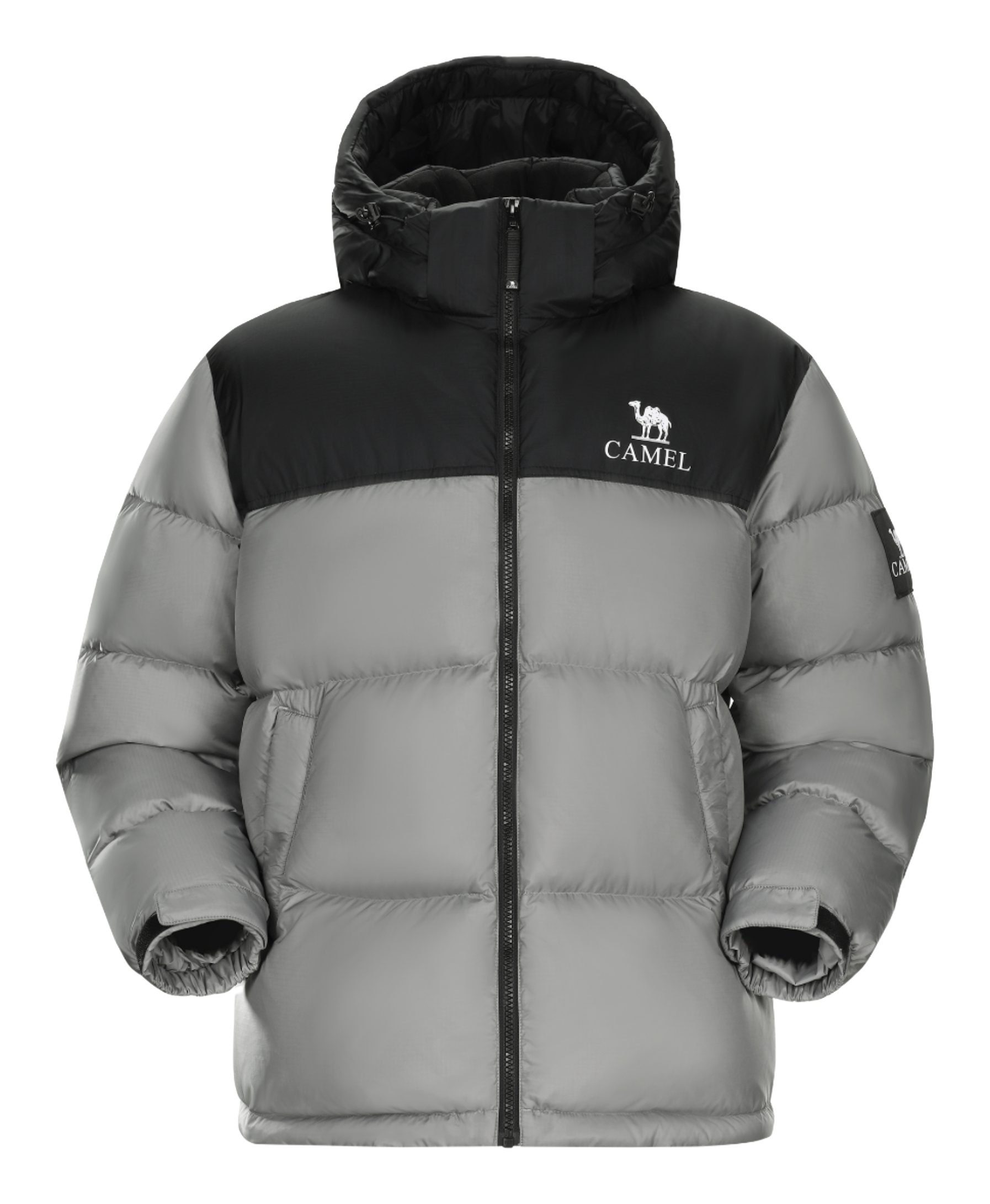 CAMEL Warm Fleece Collection Down Jacket Unisex  vjsneaker.com