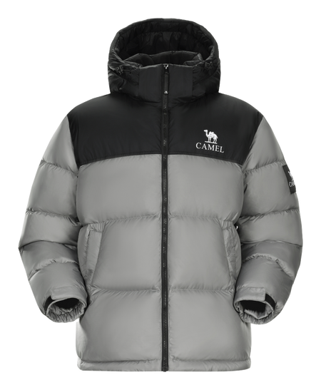 CAMEL Warm Fleece Collection Down Jacket Unisex  vjsneaker.com