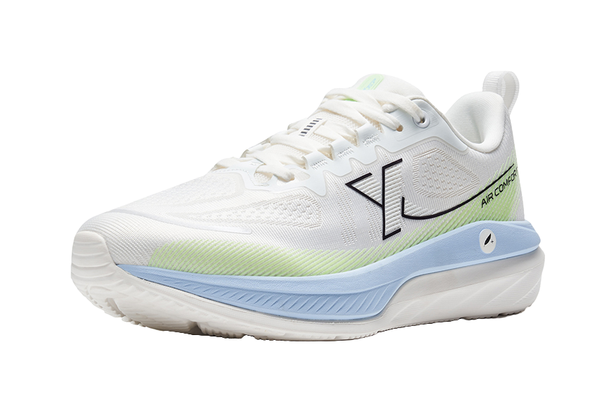 XTEP Cloud DC Cushioned Slip Resistant Abrasion Resistant Low Top Casual Running Shoes Men's Neon Pink Green 