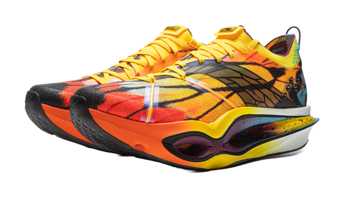 Li-Ning Feidian 6 ULTRA 'Butterfly' - Running Shoes Unisex Mango Yellow