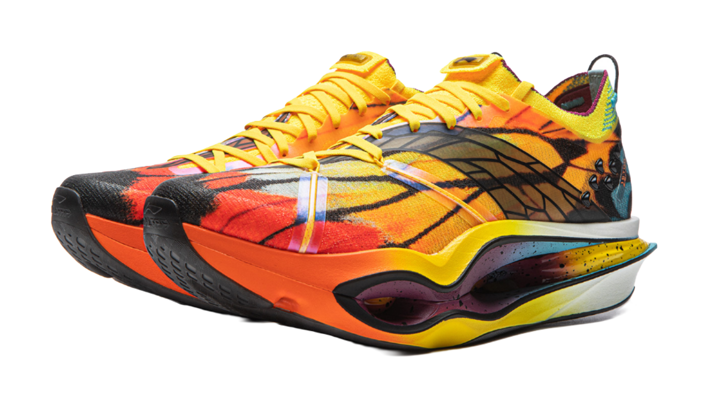 Li-Ning Feidian 6 ULTRA 'Butterfly' - Running Shoes Unisex Mango Yellow