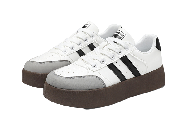 Warrior Lightweight Breathable Height Increasing Low top Skateboard Shoes Unisex 