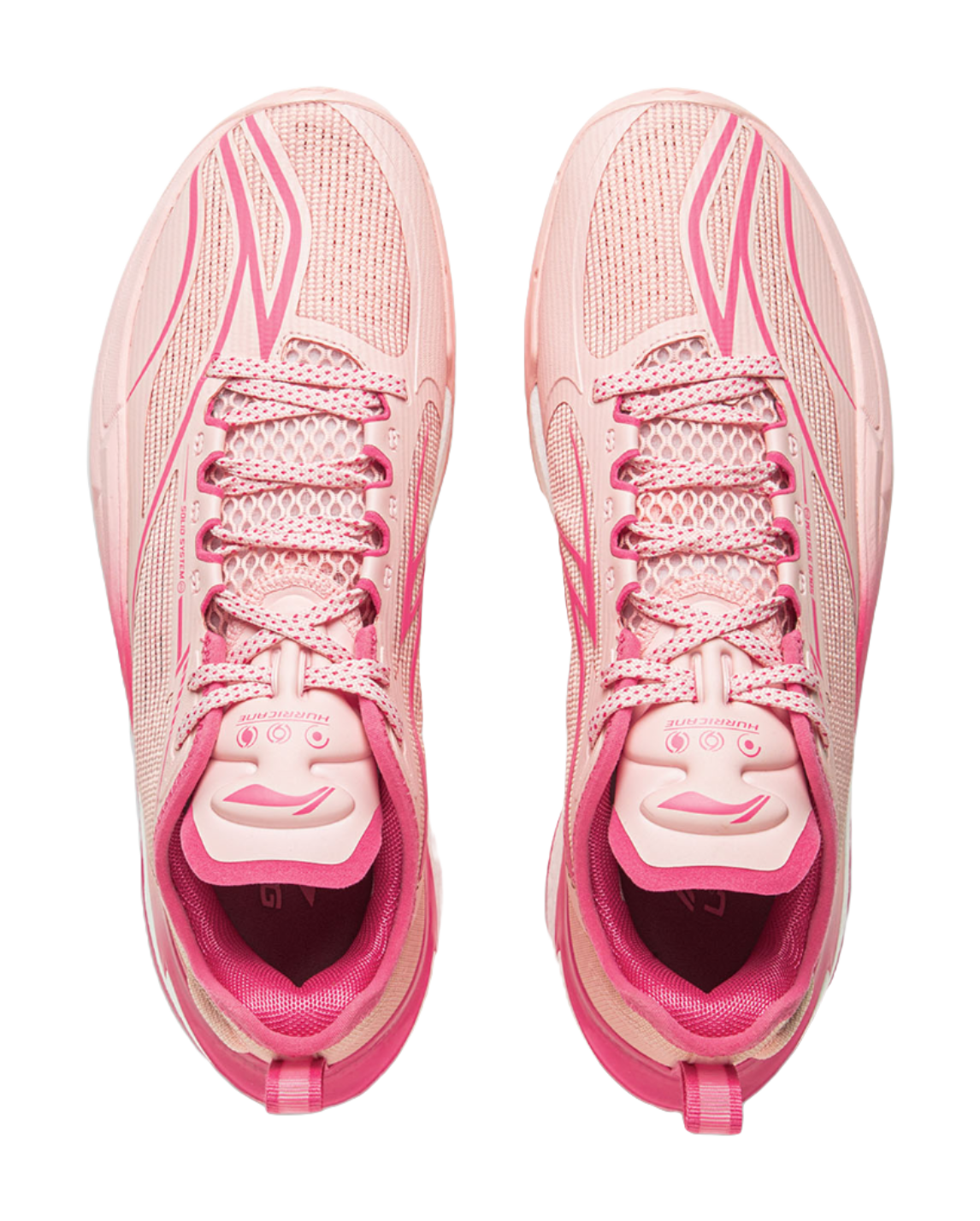 LiNing Cushioning, Slip Resistant, Abrasion Resistant, Rebound Grip Low Top Basketball Shoes Mens Frosting Pink  VJSNEAKER