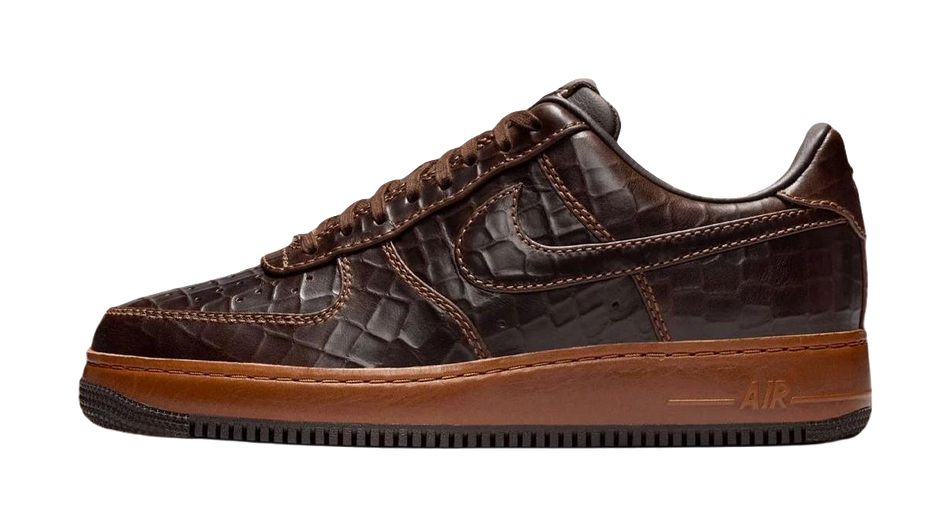 Nike Air Force 1 Low top Skateboard Shoes Mens Brown Black  vjsneaker.com