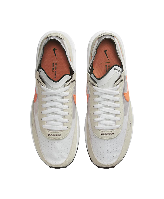 Nike Waffle One White Orange Trace  vjsneaker.com