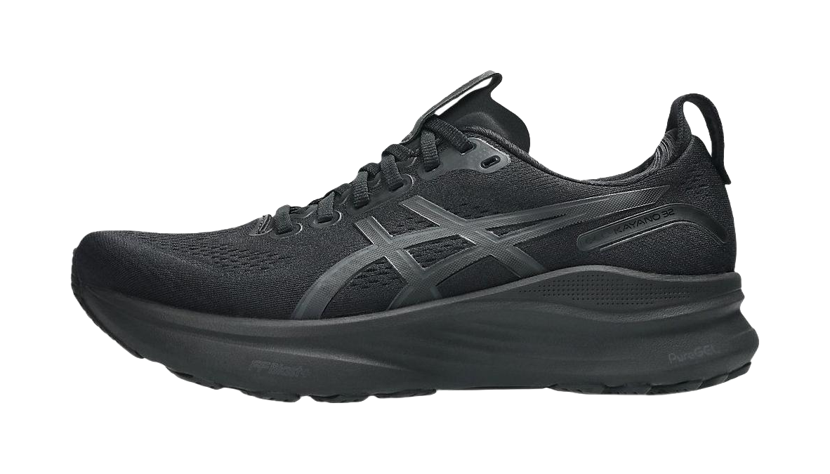 ASICS GEL KAYANO 32 Abrasion Resistant Low top GEL Marathon Long Distance Running Shoes Mens Black  vjsneaker.com